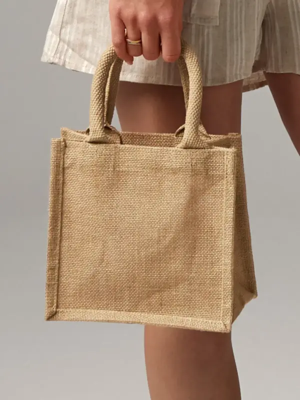 jute petite gift bag