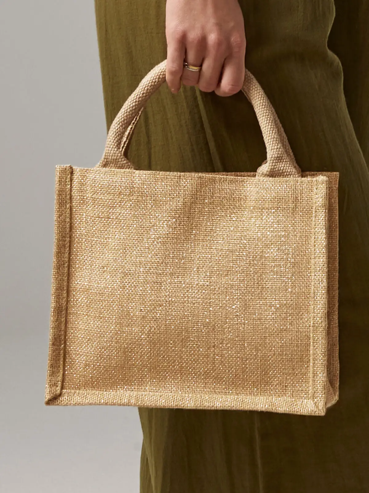shimmer jute mini gift bag shimmer jute mini gift bag