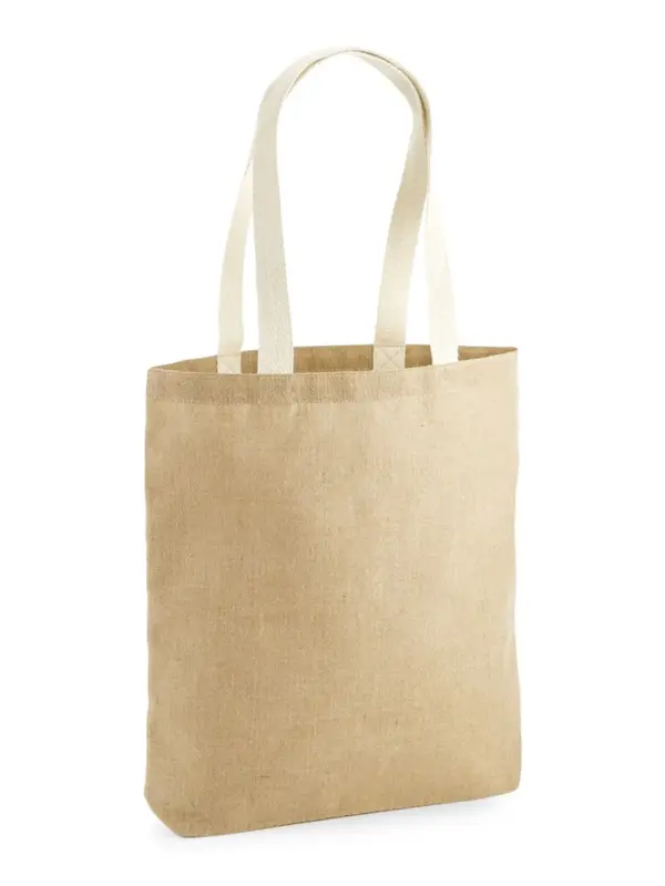 unlaminated jute tote