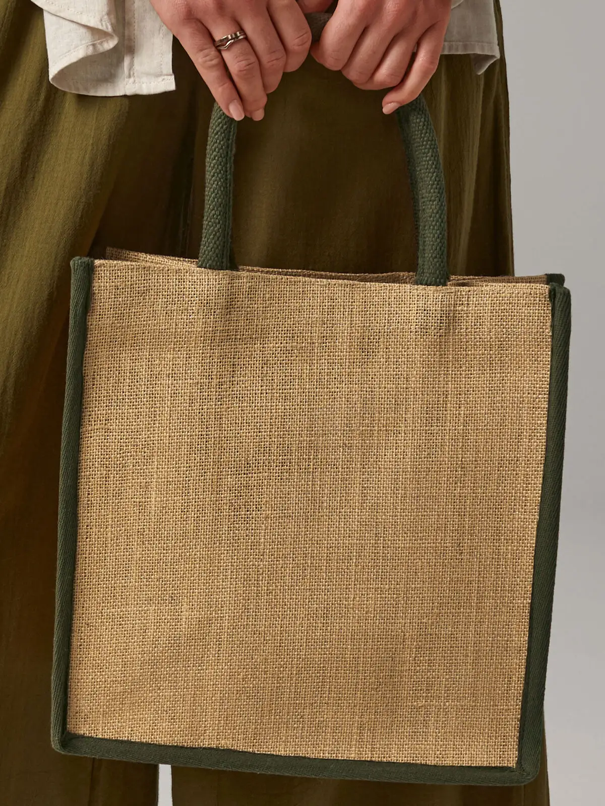 natural starched jute midi tote natural starched jute midi tote