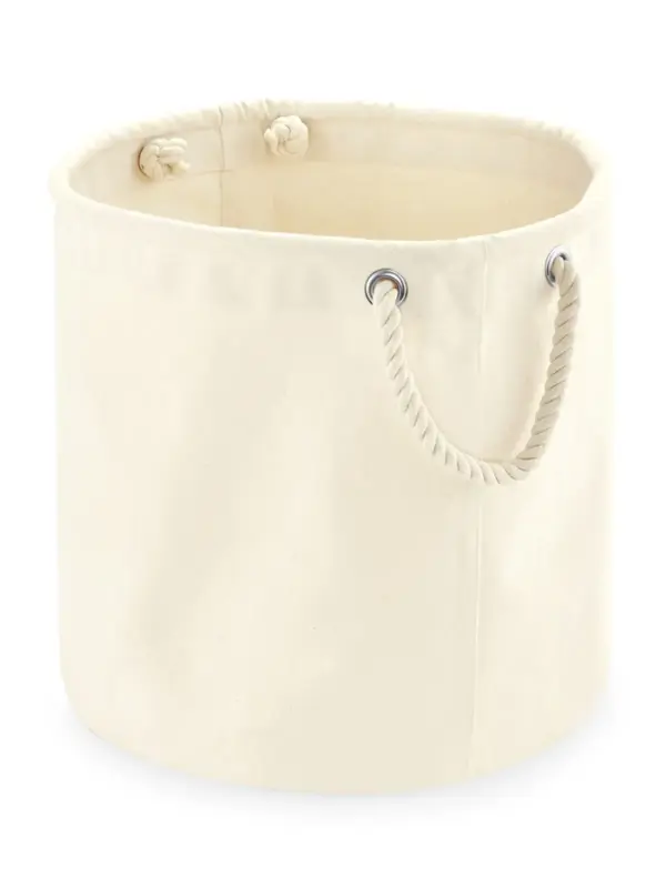 heavy canvas storage trug