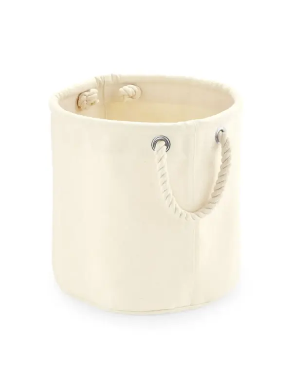 heavy canvas storage trug