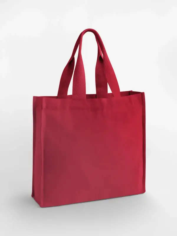 chevron handle shopper
