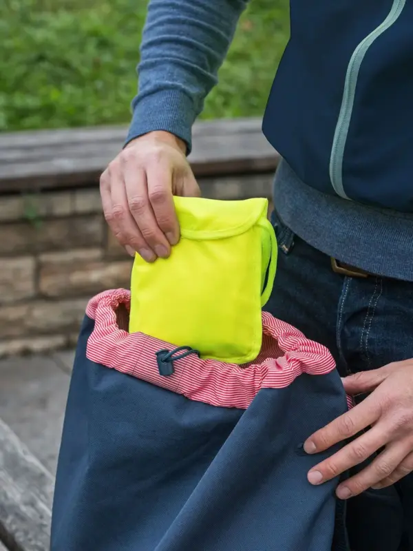 safety vest in bag