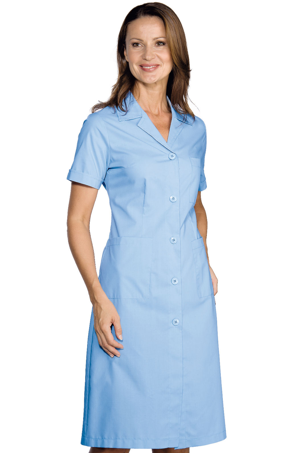 camice donna m/m azzurro camice donna m/m azzurro
