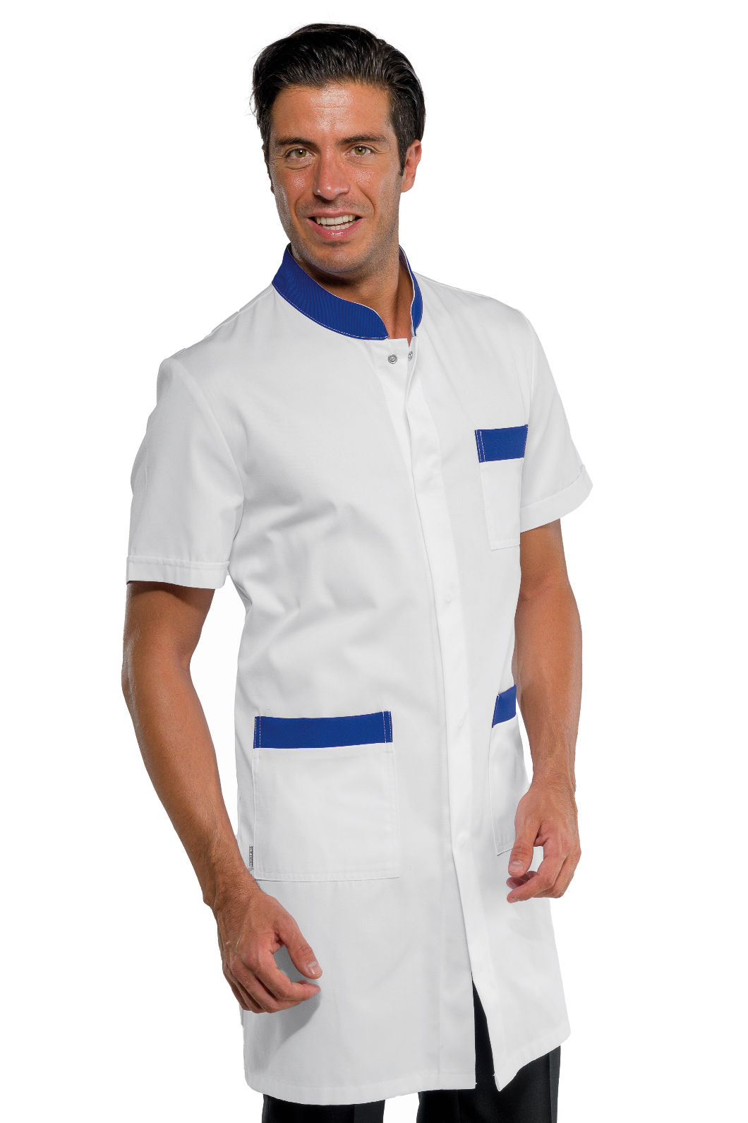 camice dover m/m bianco+blu cina camice dover m/m bianco+blu cina