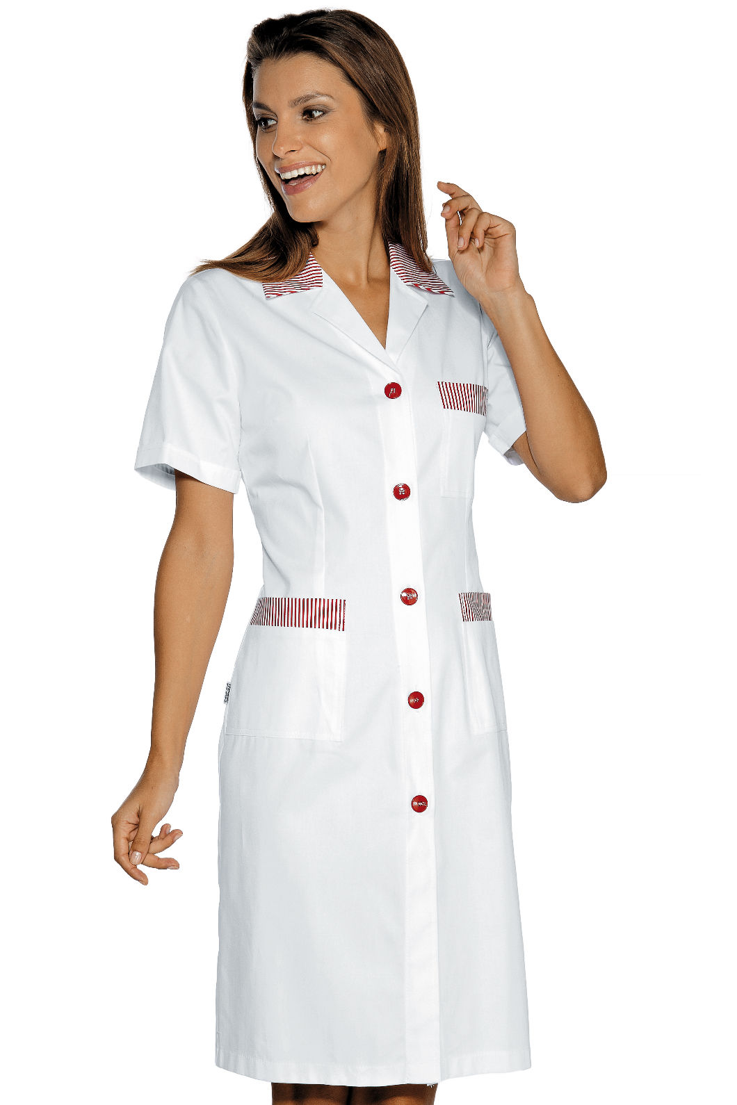 camice positano m/m bianco+riga rossa camice positano m/m bianco+riga rossa