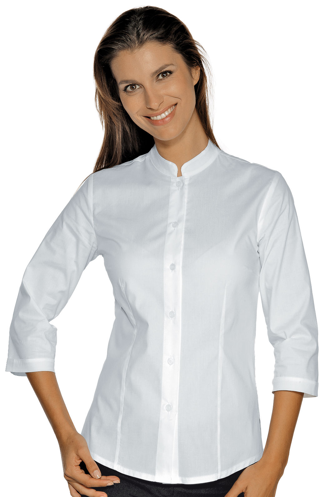 camicetta hollywood stretch man.3/4 bianco camicetta hollywood stretch man.3/4 bianco