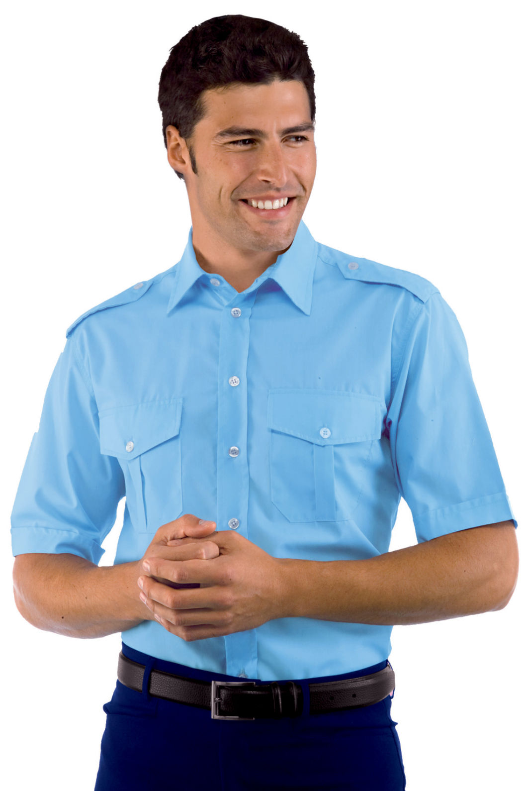 camicia pilota m/m azzurro camicia pilota m/m azzurro