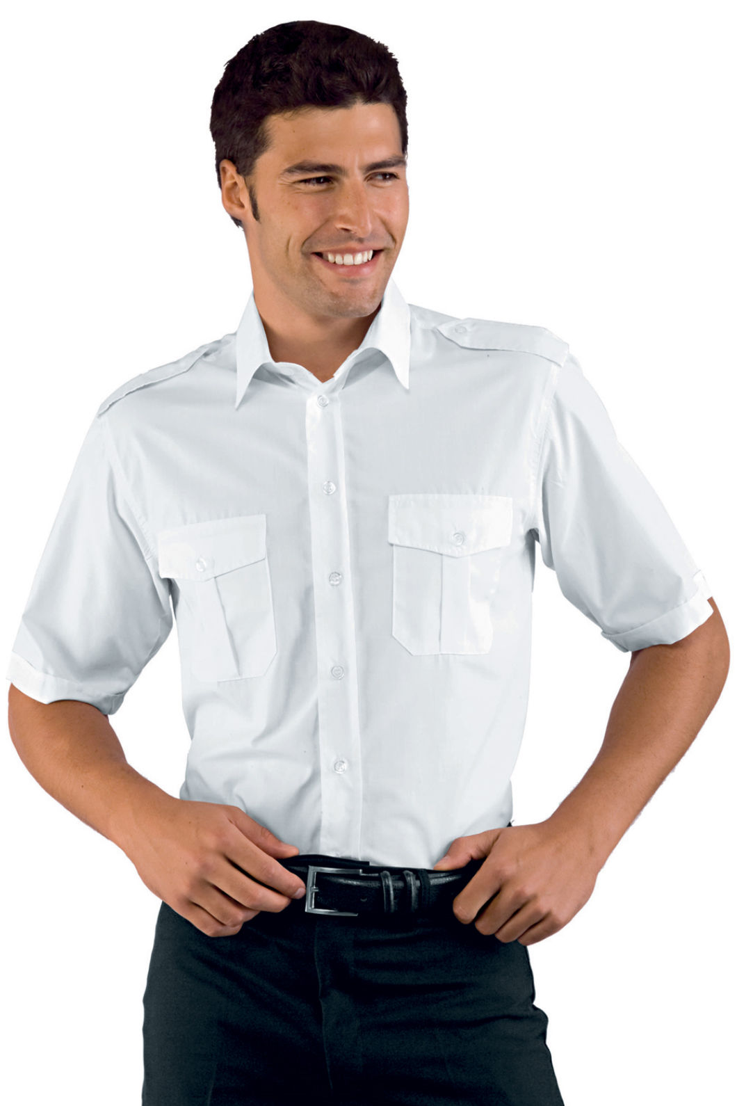 camicia pilota m/m bianco camicia pilota m/m bianco