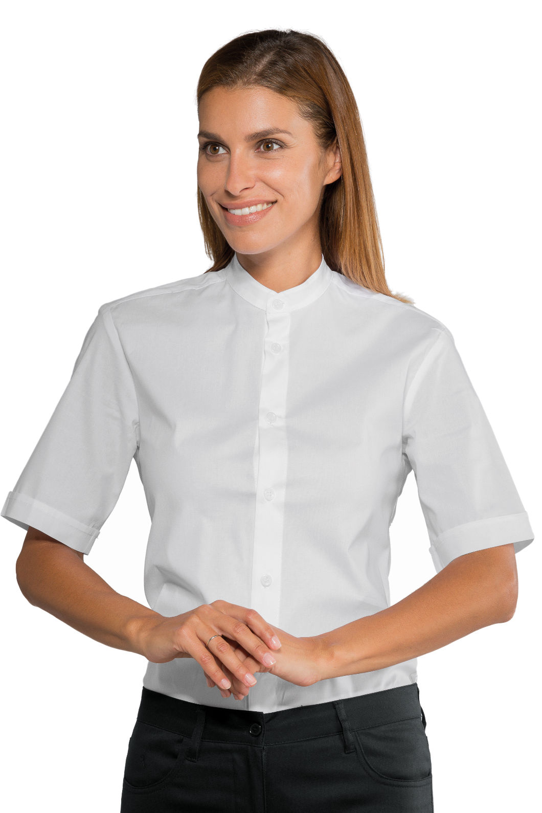 camicia detroit unisex stretch bianco m/m camicia detroit unisex stretch bianco m/m