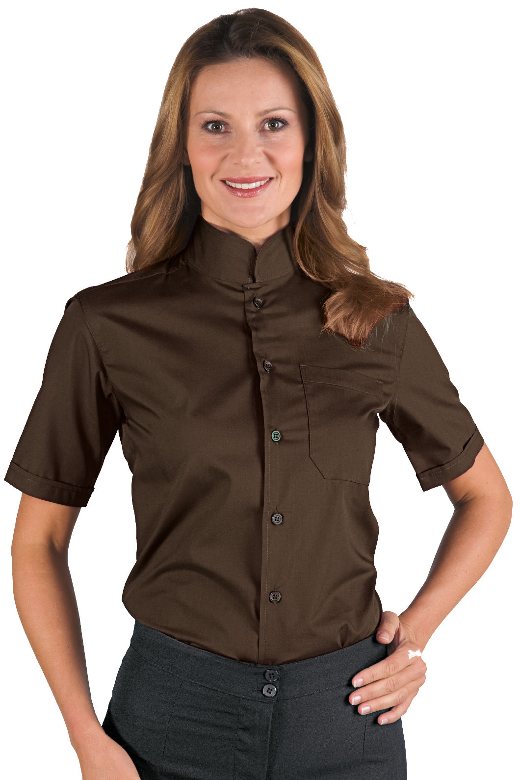 camicia unisex dublino m/m cacao camicia unisex dublino m/m cacao