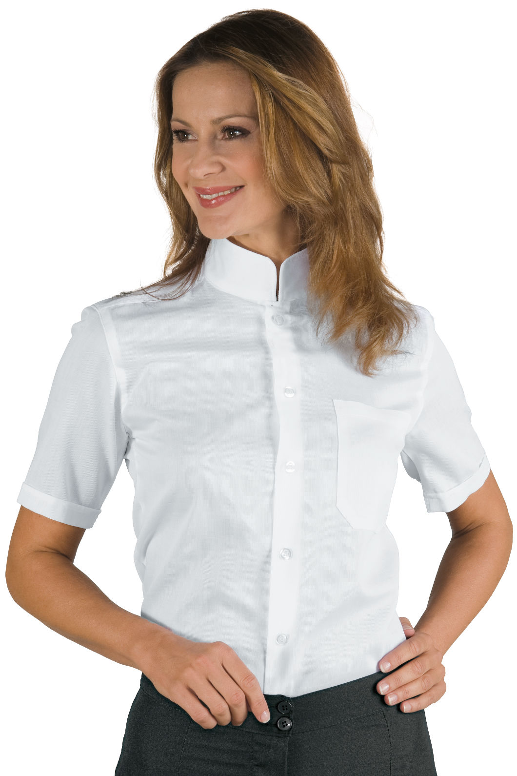 camicia unisex dublino m/m bianco camicia unisex dublino m/m bianco