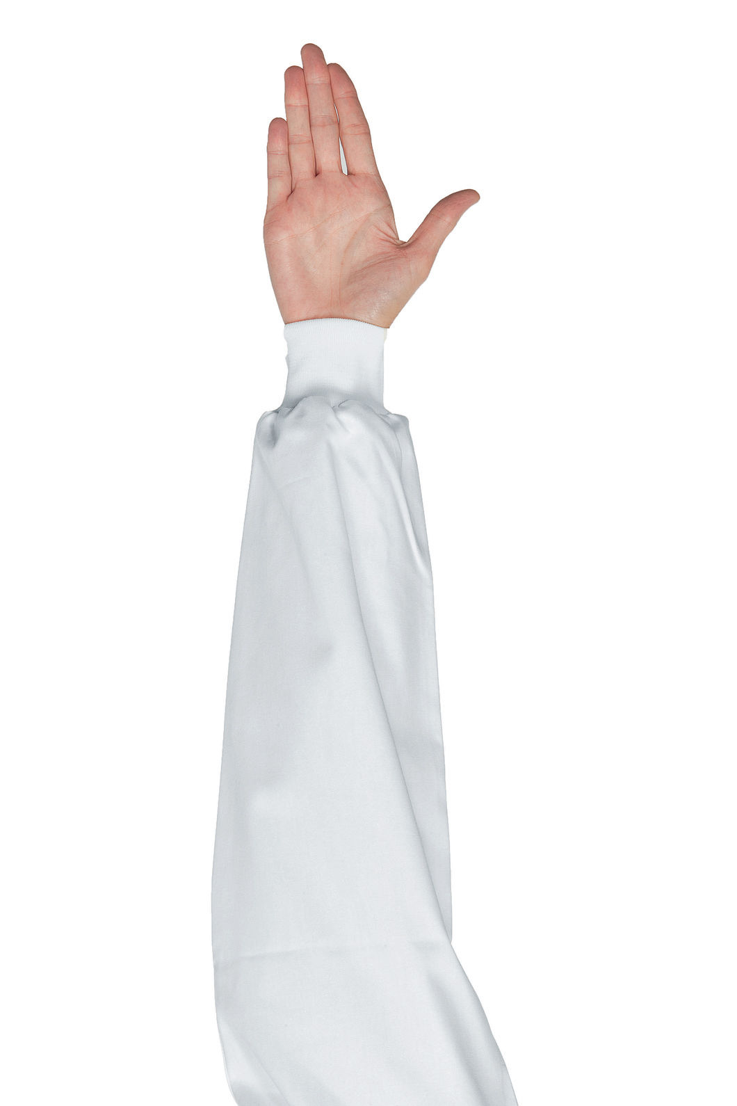 coppia polsi in maglia bianco coppia polsi in maglia bianco