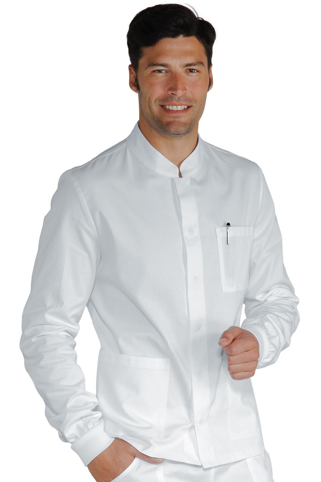 casacca corfu' polsi in maglia bianco casacca corfu' polsi in maglia bianco
