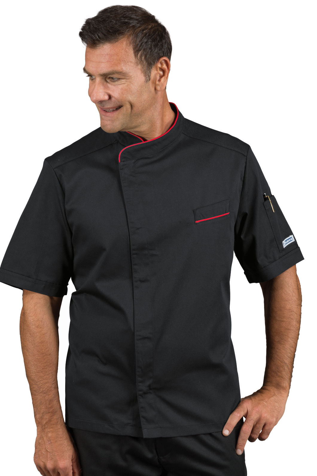giacca bilbao m/m nero + rosso giacca bilbao m/m nero + rosso
