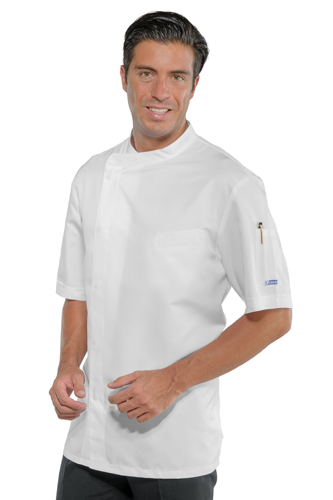 giacca cuoco bilbao mezza manica bianco giacca cuoco bilbao mezza manica bianco