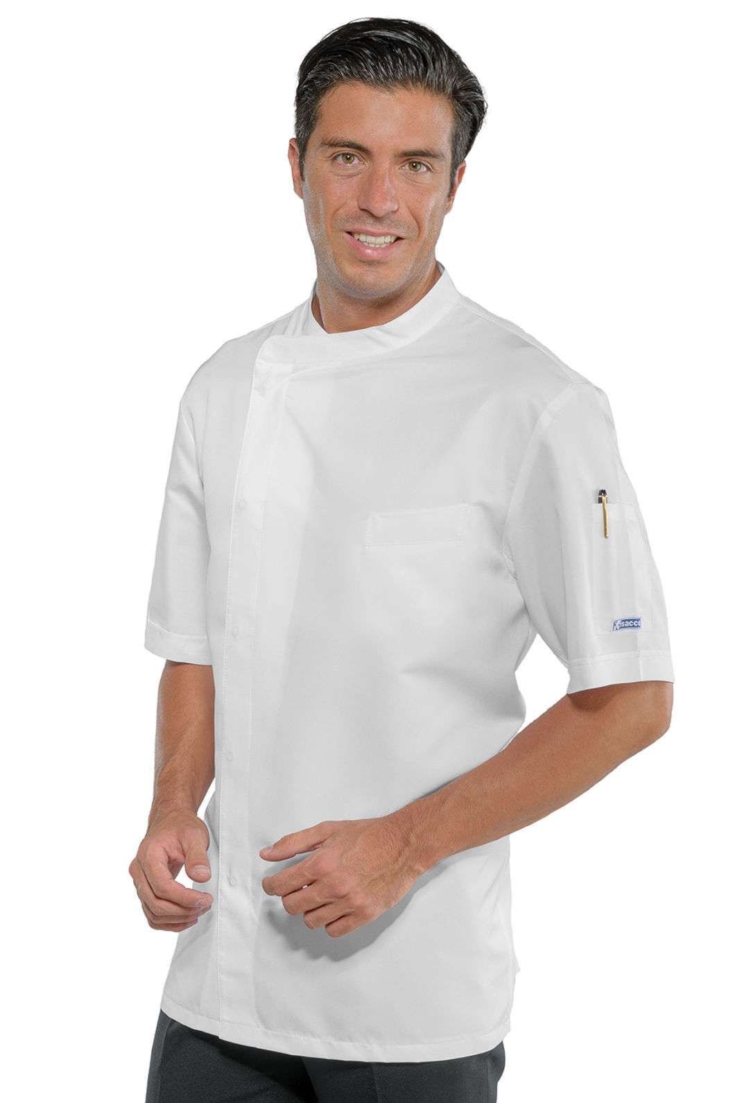 giacca cuoco bilbao mezza manica bianco giacca cuoco bilbao mezza manica bianco