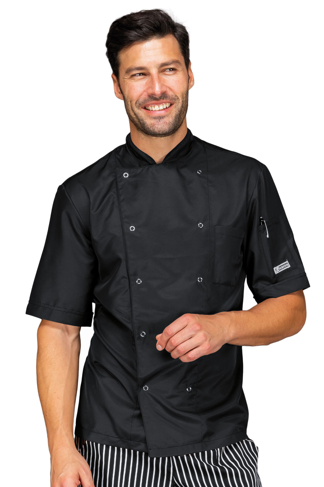 giacca cuoco francoforte mezza manica giacca cuoco francoforte mezza manica