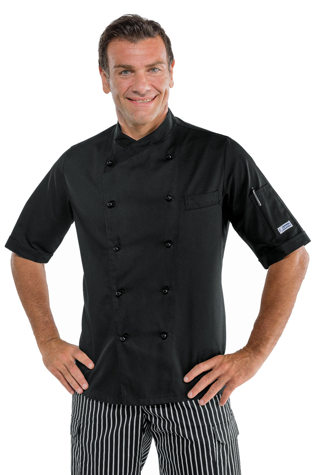 giacca panama slim mezza manica nero giacca panama slim mezza manica nero