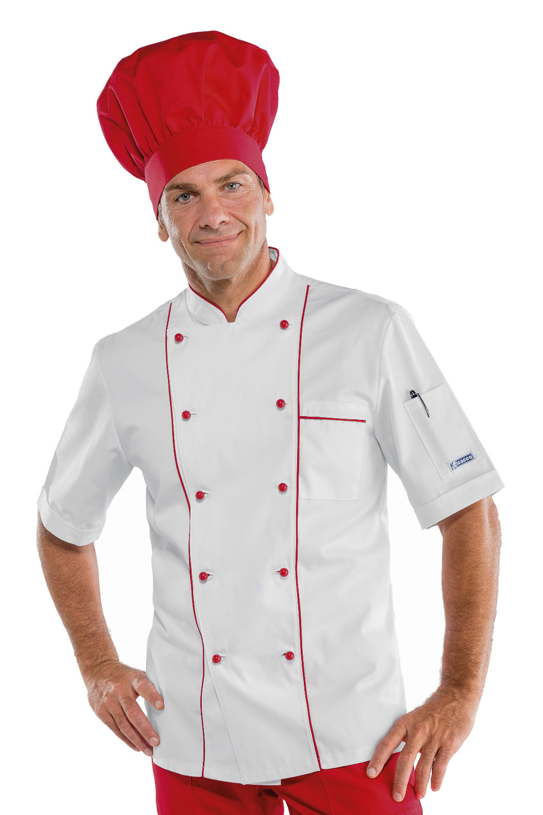 giacca cuoco red chef mezza manica giacca cuoco red chef mezza manica