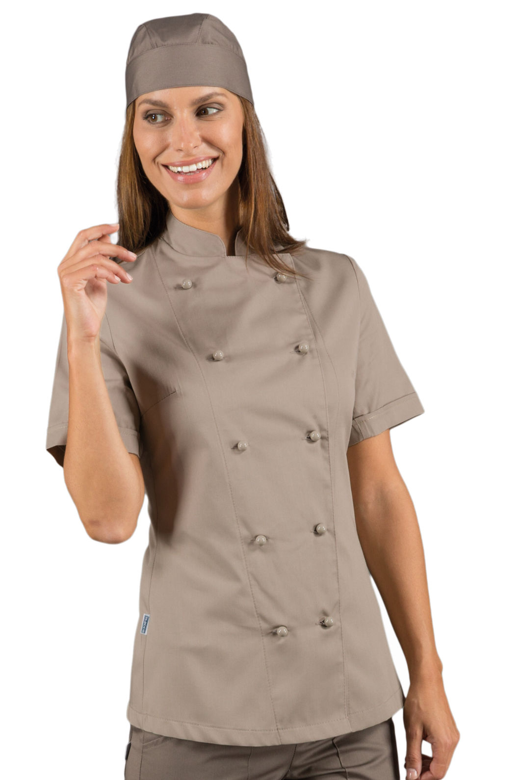 giacca ladychef m/m tortora giacca ladychef m/m tortora