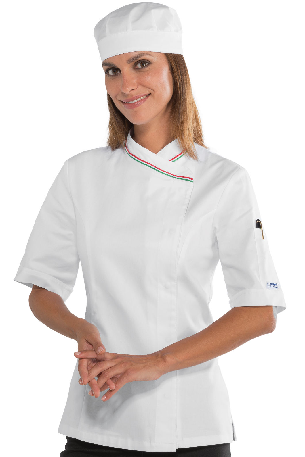 giacca lady snaps mezza manica bianco+tricolore giacca lady snaps mezza manica bianco+tricolore