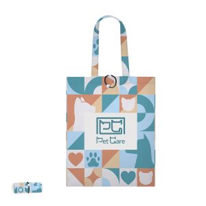 borsa pieghevole 38 x 41 cm poliestere rpet