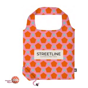 borsa pieghevole 40 x 38 cm poliestere rpet
