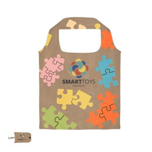 borsa borsa pieghevole 41 x 56 cm poliestere rpet tasca interna