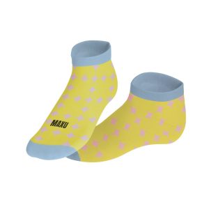 paio di calzini corti poliestere/elastam