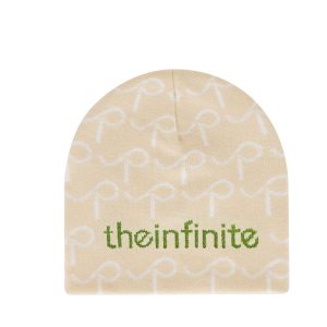 berretto jacquard in acrilico / spandex a 2 strati
