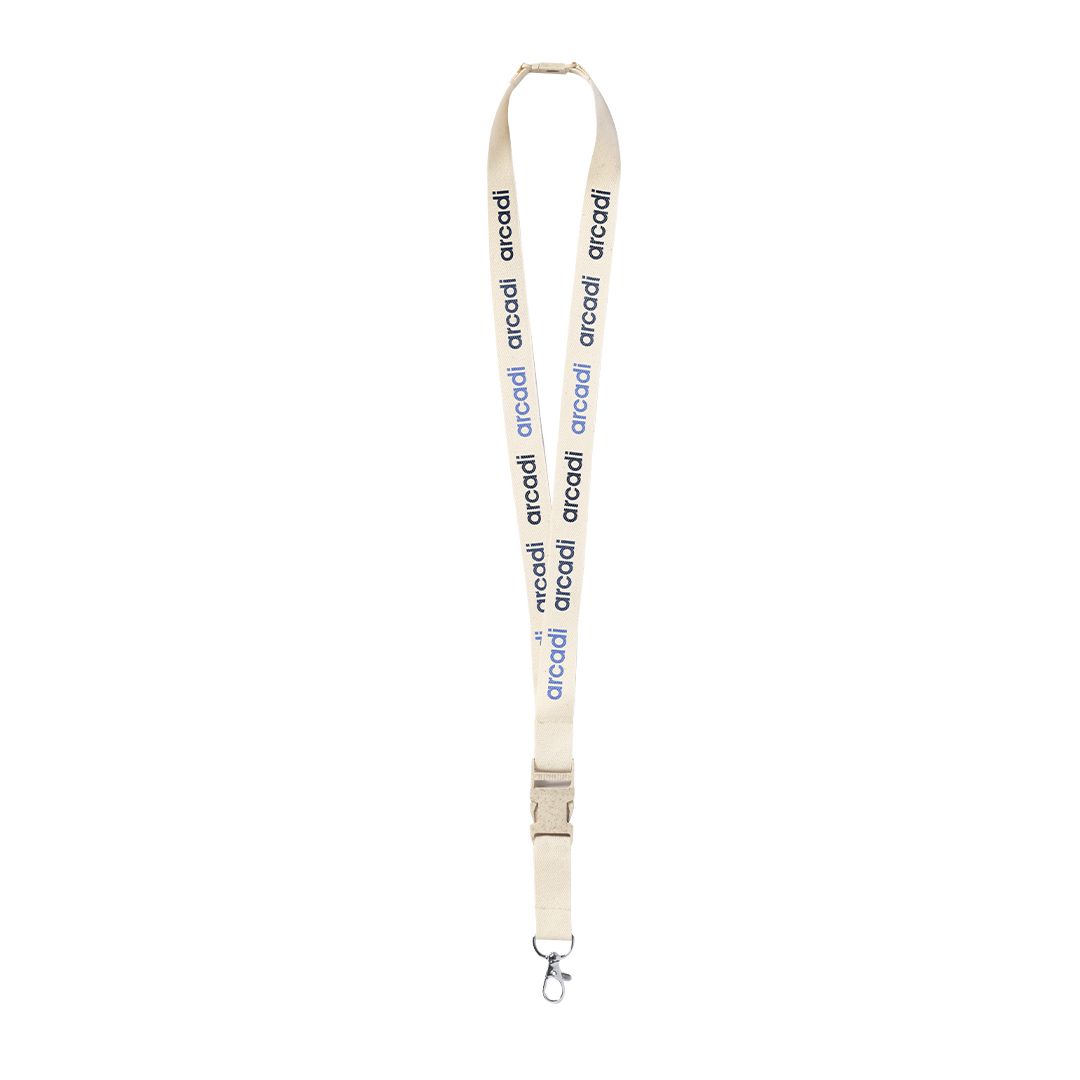 lanyard 100% cotone con moschettone lanyard 100% cotone con moschettone