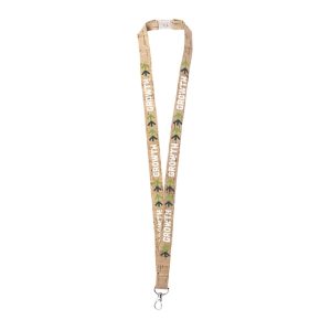 lanyard sughero con moschettone