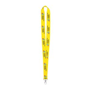 lanyard lanyard poliestere satinato serigrafato con moschettone
