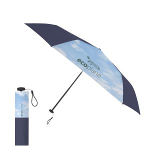 ombrello pieghevole 3 sezioni, 6 falde, 21″, 96 cm di diametro. pongee. manuale. antivento, stecche e asta in metallo.