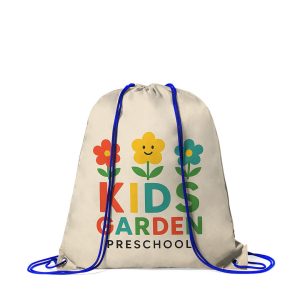 sacca con coulisse poliestere 420d. misura bambino 27 x 32 cm