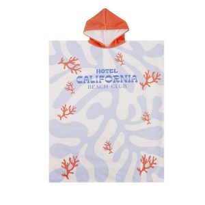 poncho asciugamano adulto. 50% poliestere + 50% cotone 300 g/m²