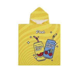 poncho asciugamano bambino. 100% poliestere 300 g/m²