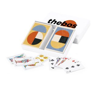 set di carte da gioco carta laminata (spagnolo & francese)