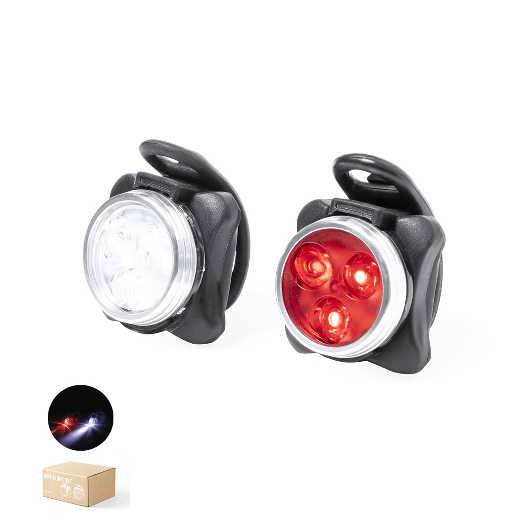 set luce di sicurezza bici remko Set Luce di Sicurezza Bici Remko