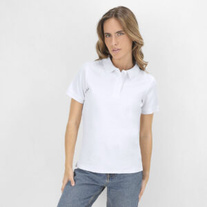 Polo Donna Bianco Koupan