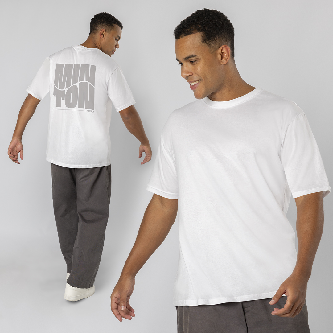 t shirt adulto oversize minton T-Shirt Adulto Oversize Minton
