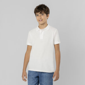 Polo Bimbo Bianco Charles
